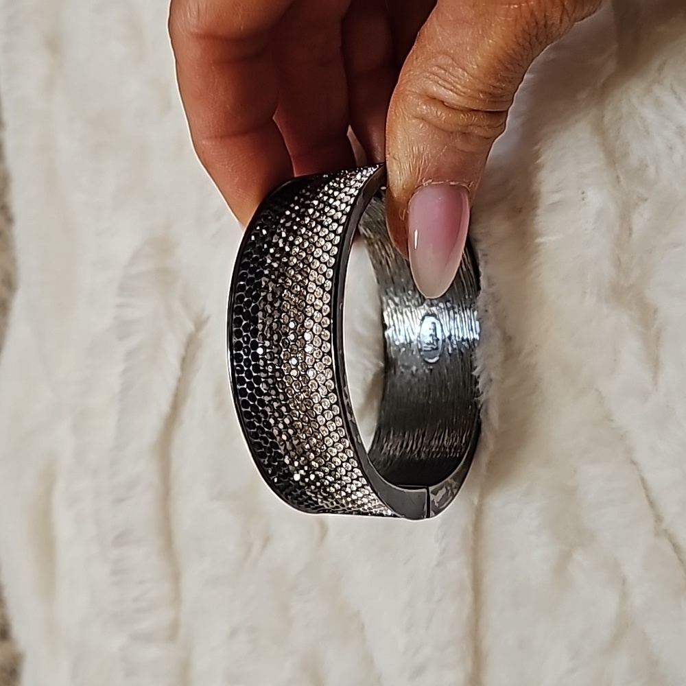 LIA SOPHIA PARIS LIGHTS OMBRE RHINESTONE BANGLE BRACELET